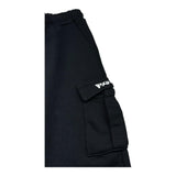 Disclaimer Pantalone Modello Tuta Tinta Unita con Logo per Bambino 25EDK58403 NERO DISCLAIMER 