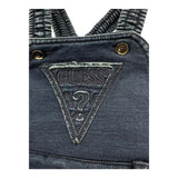 Guess Salopette Tinta Unita In Denim per Neonato I4YD00KARY0 BLU GUESS 