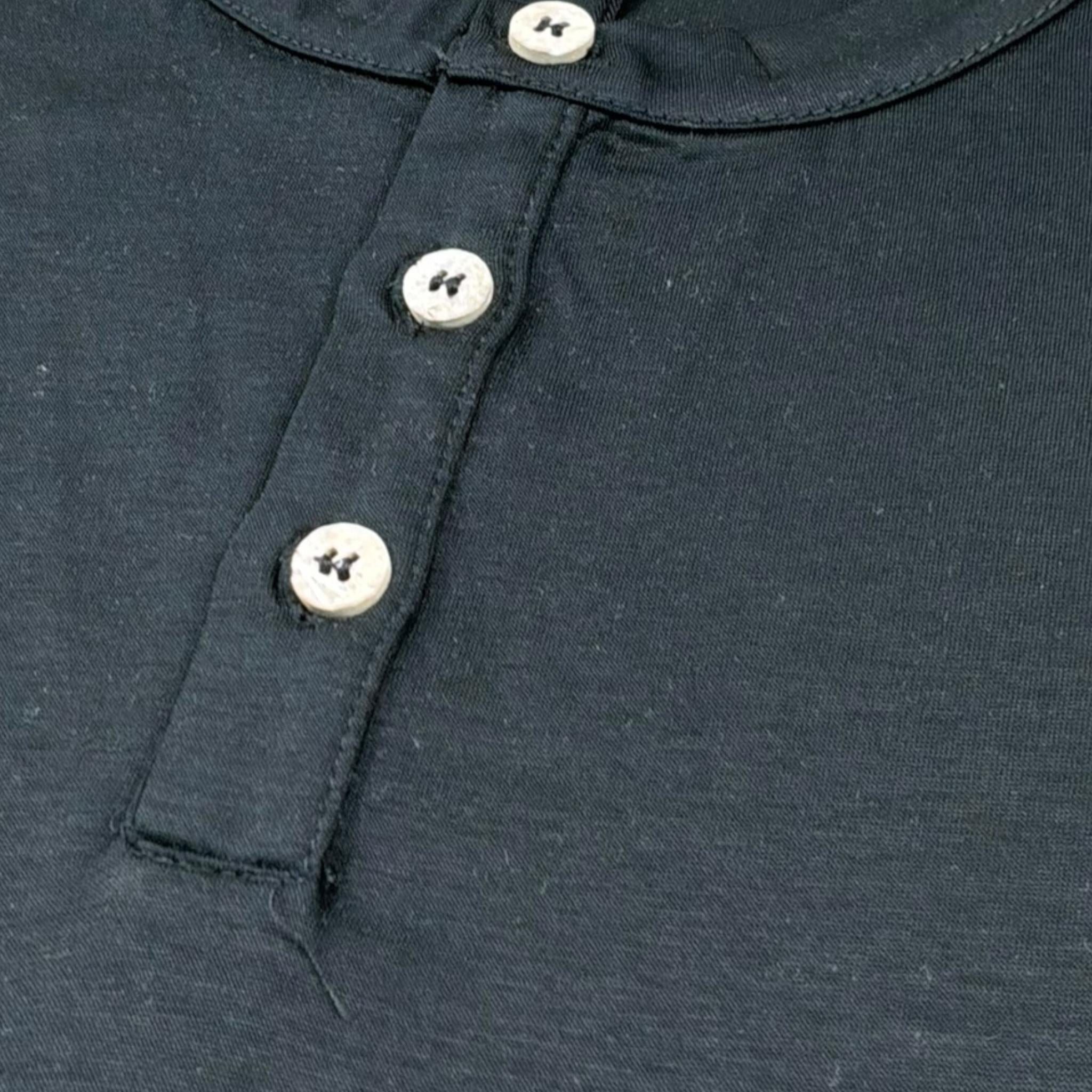 Make T-Shirt Tinta Unita con Bottoni per Bambino FD930J NERO MAKE 