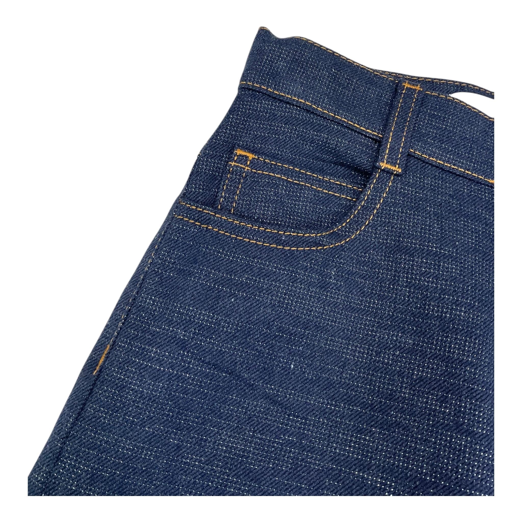 SIMONETTA jeans tinta unita modello palazzo Blu per Bambina SV6A10 BLU SIMONETTA 