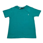 Cesare Paciotti T-Shirt Girocollo tinta unita con Stampa Verde per Bambino TSP5155BXXX VERDE CESARE PACIOTTI 