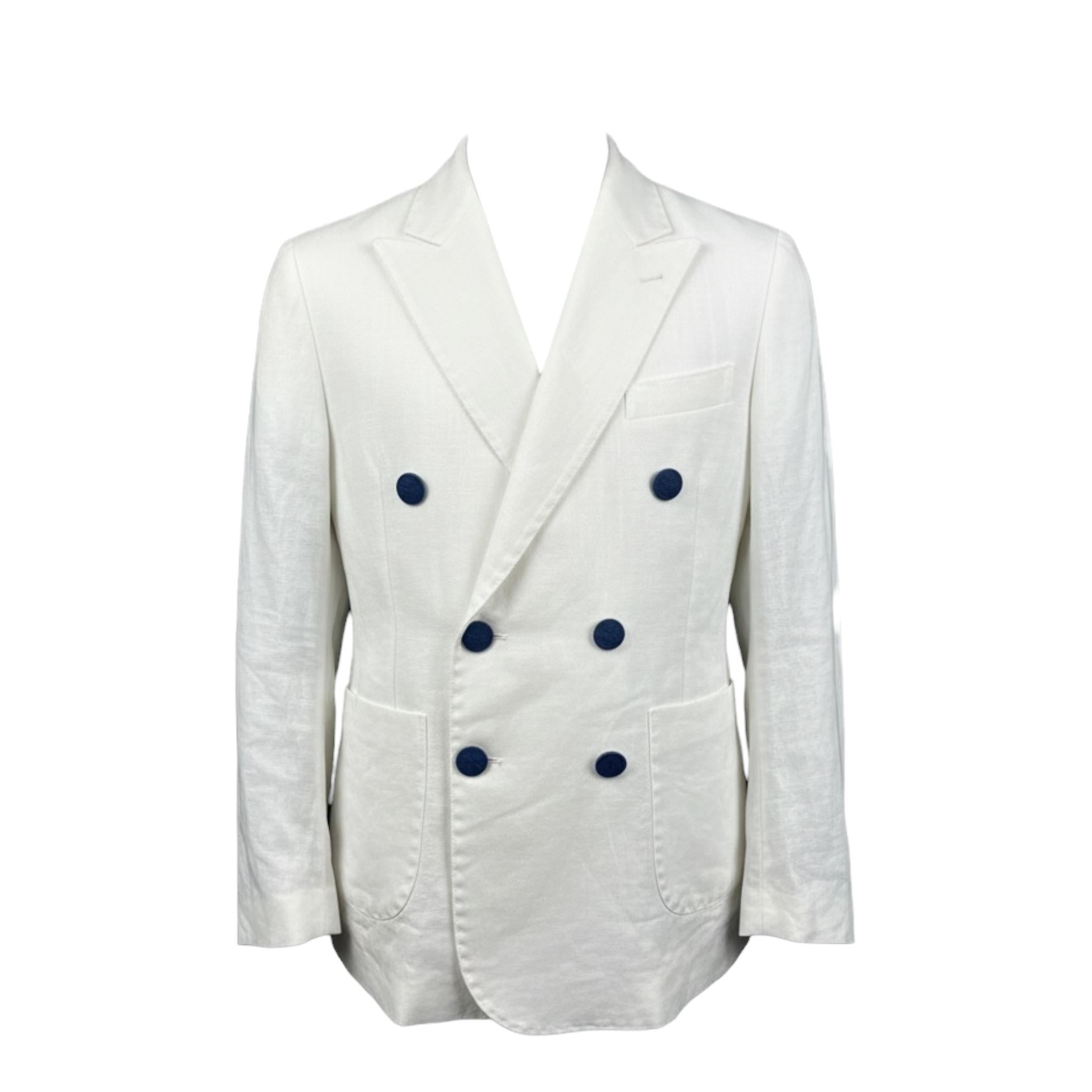 Emanuel Pris Giacca Tinta Unita con Bottoni per Bambino EGC1102R BIANCO EMANUEL PRIS 