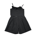 Fun & Fun Completo 2 Pezzi Top-Short per Bambina FCJTP01110 NERO FUN & FUN 
