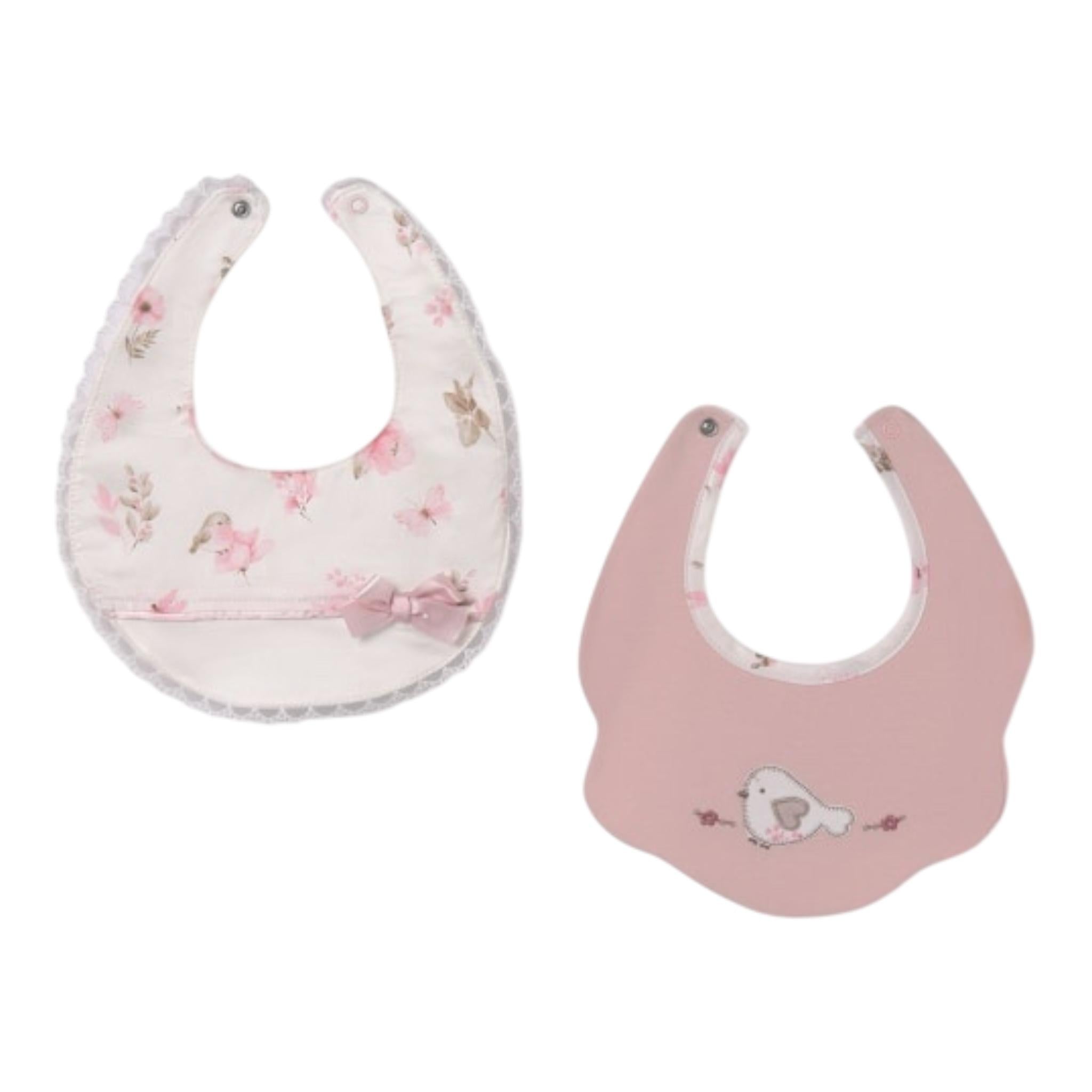 MAYORAL set bavette biclore Rosa/bianco per Neonata 9486 ROSA/BIANCO MAYORAL 
