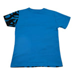 Never Too T-Shirt tinta unita con Stampa Cobalto per Bambino NT2403B COBALTO NEVER TOO 