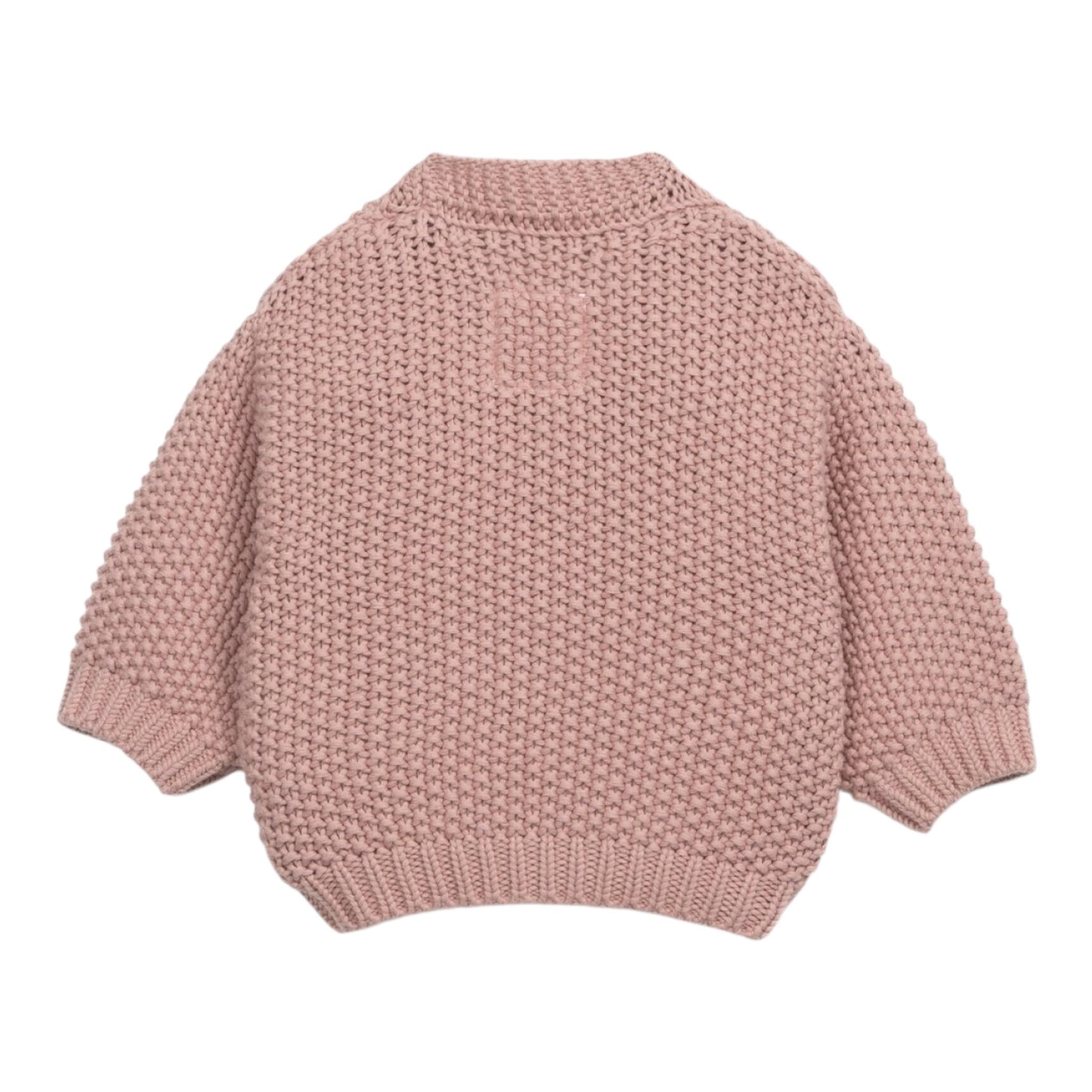 PLAY UP cardigan tinta unita con bottoni Rosa per Neonata PA022AP11404N ROSA PLAY UP 