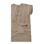 Wedoble Tutina Mezza Manica Tinta Unita per Neonato V2507310A BEIGE WEDOBLE 