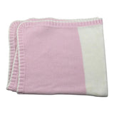 La Stupenderia Coperta Bicolore per Neonata SBCO50102103 BIANCO/ROSA LA STUPENDERIA 