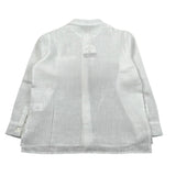 Per Te Camicia Manica Lunga Tinta Unita Collo Coreano per Bambina 33874 PANNA PER TE 