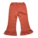 Zhoe & Tobiah Pantalone Tinta Unita Modello Zampa per Bambina J&P6F COCCIO ZHOE & TOBIAH 