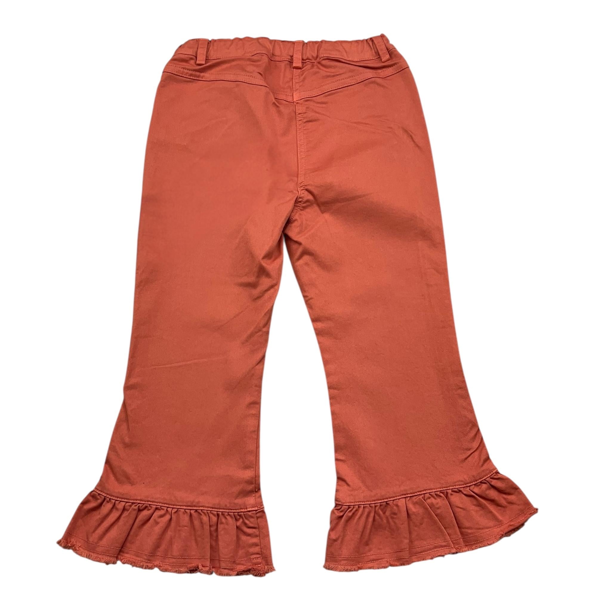 Zhoe & Tobiah Pantalone Tinta Unita Modello Zampa per Bambina J&P6F COCCIO ZHOE & TOBIAH 