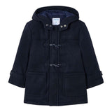 MAYORAL cappotto tinta unita con cappuccio Blu per Bambino 4472X BLU MAYORAL 