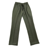 MAKE pantalone tinta unita con elastico in vita Verde per Bambino MK401 VERDE MAKE 