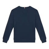 Tommy Hilfiger Felpa Girocollo Tinta Unita con Stampa per Bambino KB0KB09315 BLU TOMMY HILFIGER 