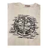 CESARE PACIOTTI shirt girocollo tinta unita con stampa in contrasto Bianco per Bambino TSP5303J BIANCO CESARE PACIOTTI 
