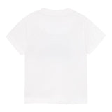 Mayoral T-Shirt Girocollo Tinta Unita con Stampe In Contrasto Bianco per Neonato
