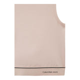 Calvin Klein Top Tinta Unita con Loog per Bambina IG0IG02437X ROSA CALVIN KLEIN 