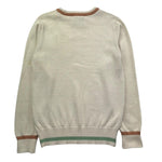 Trussardi Maglia Girocollo Tinta Unita con Logo per Bambino TBP26155MA BEIGE TRUSSARDI 