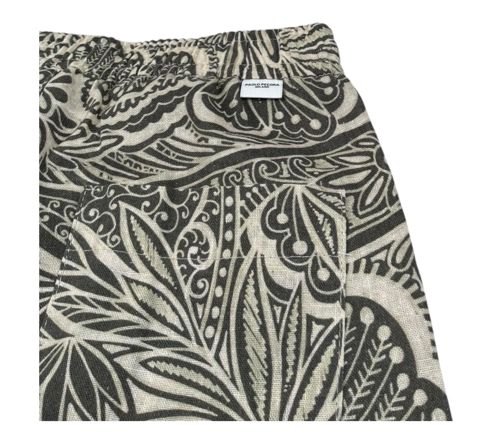 Paolo Pecora Bermuda Tinta Unita Stampa Fantasia per Bambino PP4295 BEIGE PAOLO PECORA 