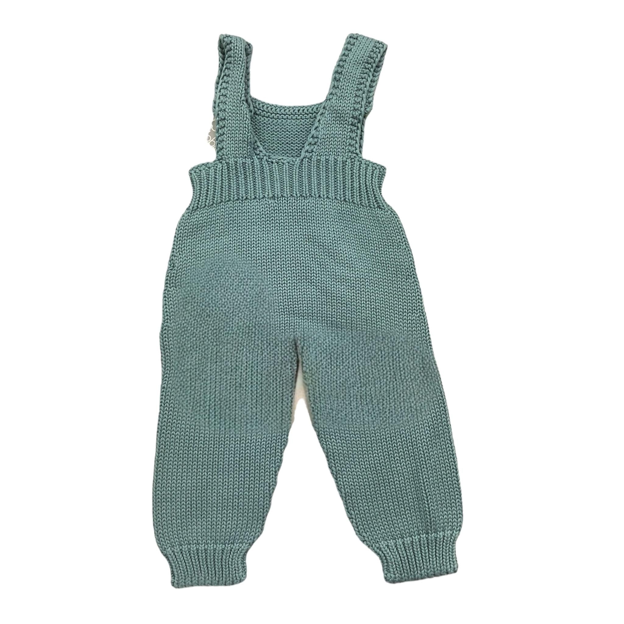 WEDOBLE salopette tinta unita con bottoni Verde per Neonato V2110310C VERDE WEDOBLE 