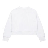 Diesel Felpa Chiusa Girocollo Tinta Unita con Logo per Bambina J01826 BIANCO DIESEL 