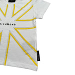 John Richmond T-Shirt Girocollo Tinta Unita con Stampa per Neonato RIP25077TSX BIANCO JOHN RICHMOND 