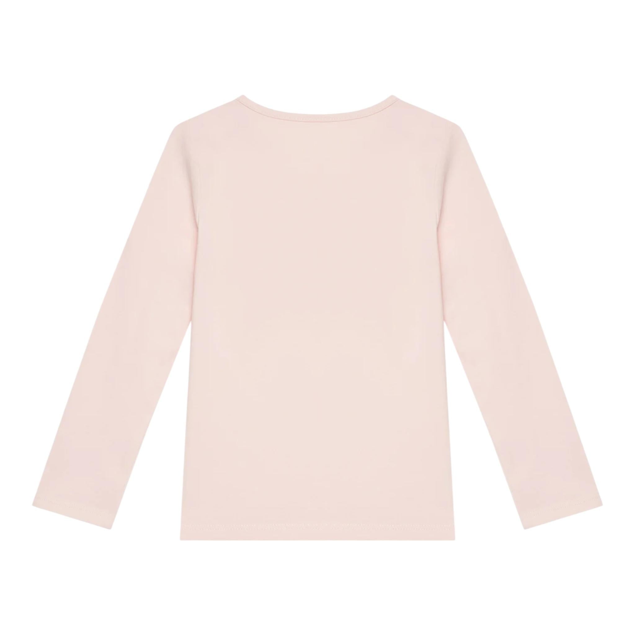 GUESS shirt girocollo tinta unita con paillettes Rosa per Neonata K4BI16J1314X ROSA GUESS 