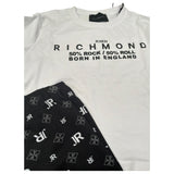 Trussardi Completo 2 Pezzi T-Shirt-Leggins Bicolore per Bambina RGP25086CJ BIANCO/NERO TRUSSARDI 