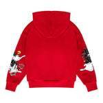 Iceberg Felpa Tinta Unita con Cappuccio E Stampa per Bambino MFICE5105J ROSSO ICEBERG 