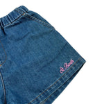 top in denim tinta unita giromanica ENY001 BLU SAINT BARTH 