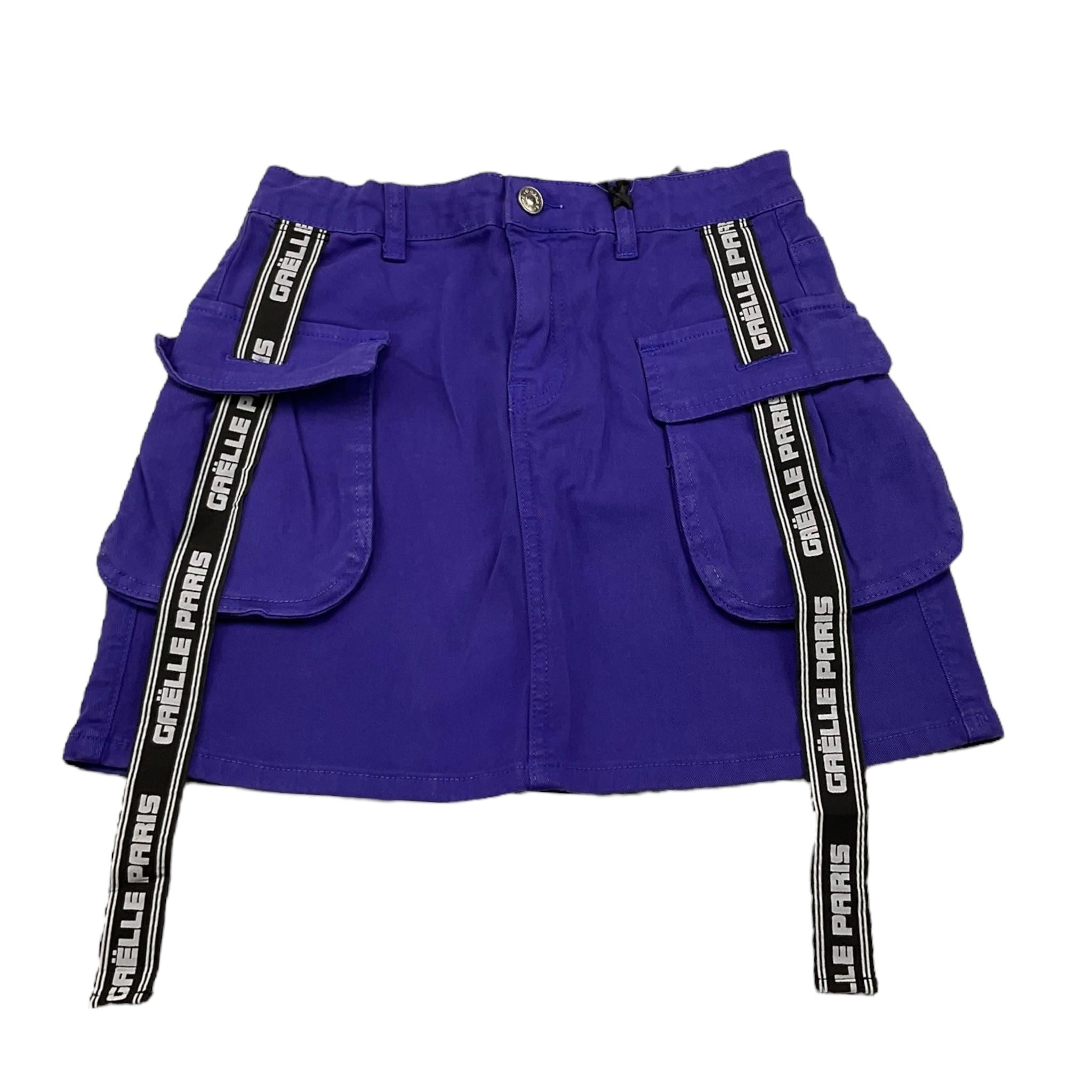 GAELLE gonna tinta unita con tasconi Viola per Bambina 2742G00311XXX VIOLA GAELLE 
