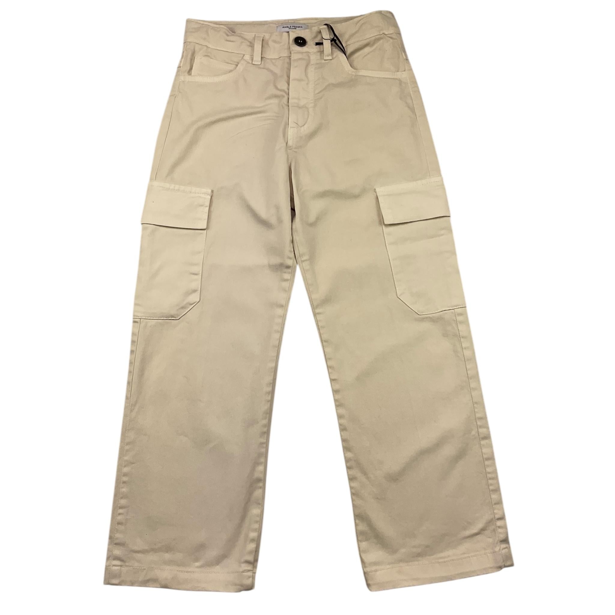 PAOLO PECORA pantalone tinta unita con elastico in vita Panna per Bambino PP4113 PANNA PAOLO PECORA 