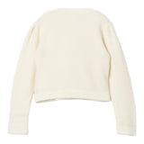 MISS BLUMARINE maglia girocoll tinta unita cn strass Panna per Bambina IF4088MA39P PANNA MISS BLUMARINE 