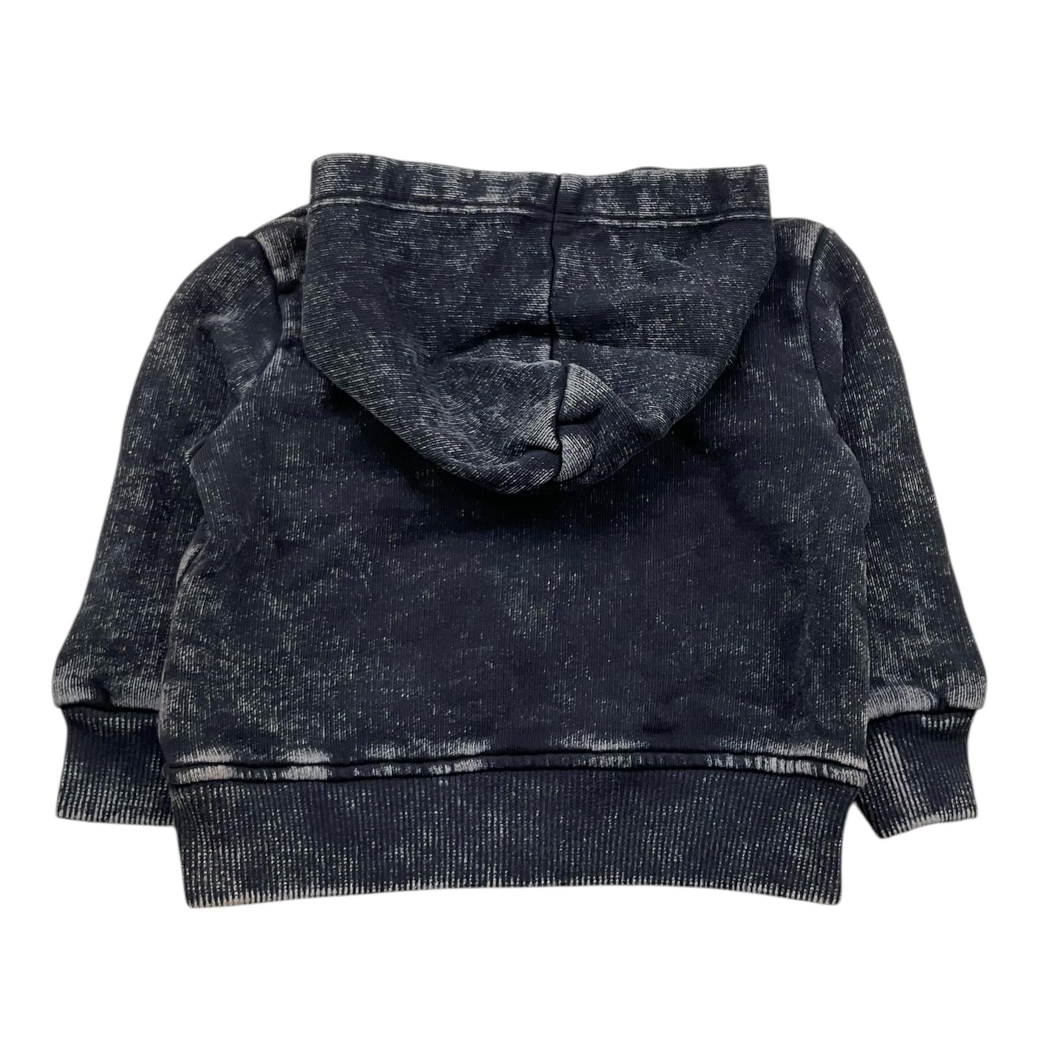 PLEASE felpa cn zip e cappuccio tinta unita Blu per Neonato LK38040B13 BLU PLEASE 