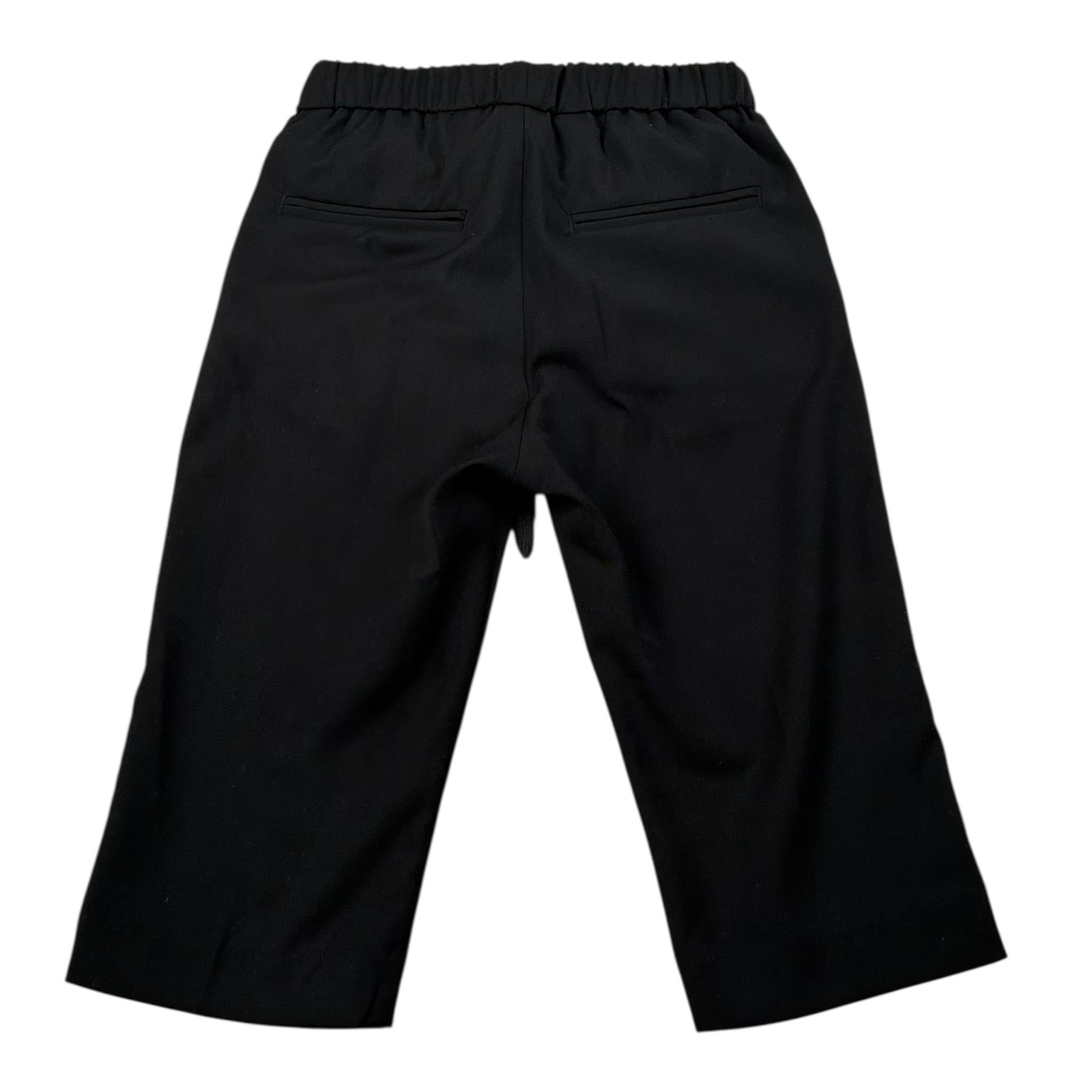 I'M Brian Pantalone Tinta Unita con Elastico In Vita per Neonato PA3269JNXX NERO I'M BRIAN 