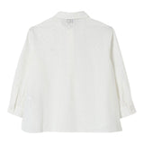 Fay Camicia Tinta Unita Traforata per Bambino FW5A20 BIANCO FAY 