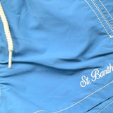 Saint Barth Costume Tinta Unita per Bambino PATM00002 BLU SAINT BARTH 