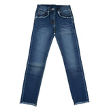 Monnalisa Jeans Tinta Unita con Brillantini per Bambina 191405R4 BLU MONNALISA 