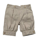 Pure Firenze Bermuda Tinta Unita con Elastico In Vita per Neonato PC03294 BEIGE PURE FIRENZE 