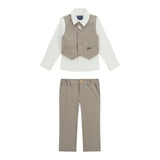 Guess Completo 3 Pezzi Camicia-Pantalone-Papillions per Neonato N5RG03WGTW0 SABBIA GUESS 
