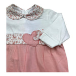 Isabel & Martinez Tutia Manica Lunga Bicolore per Neonata IMTUTINA BIANCO/ROSA ISABEL & MARTINEZ 