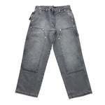 I'M BRIAN jeans tinta unita con girovita regolabile Grigio per Bambino JL2324 GRIGIO I'M BRIAN 