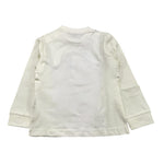 NEVER TOO shirt girocollo tinta unita con stampa Bianco per Bambino NT2219N BIANCO NEVER TOO 