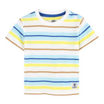 Timberland T-Shirt Tinta Unita con Fantasia A Righe per Bambino T60513 BIANCO TIMBERLAND 