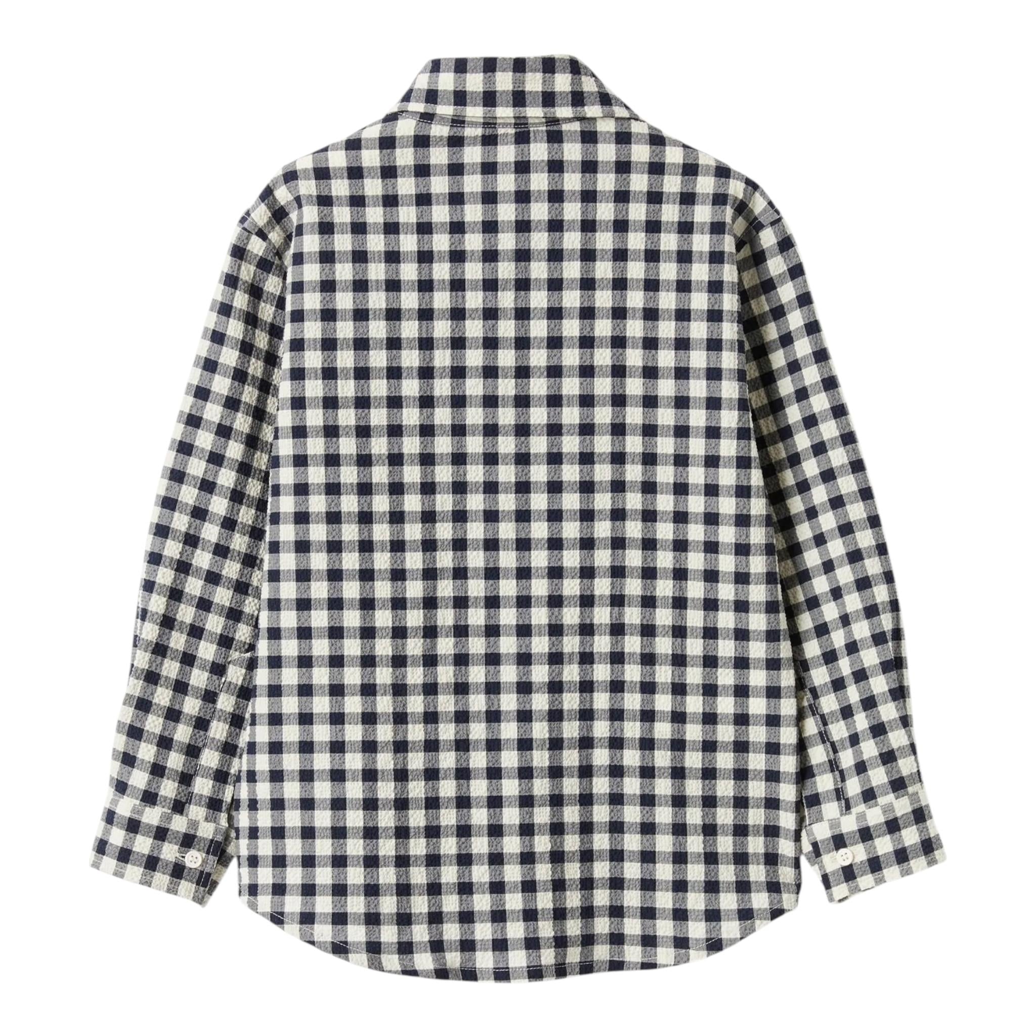 Il Gufo Camicia Manica Lunga Fantasia Quadretti per Bambino P25CL252C3161 BIANCO/BLU IL GUFO 