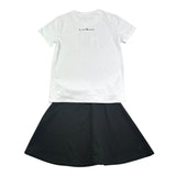 John Richmond Completo 2 Pezzi T-Shirt-Gonna Bicolore per Bambina RGP26005CJ BIANCO/NERO JOHN RICHMOND 