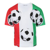 Moschino T-Shrit Girocollo Tricolore per Bambino HUM056 MULTICOLOR MOSCHINO 