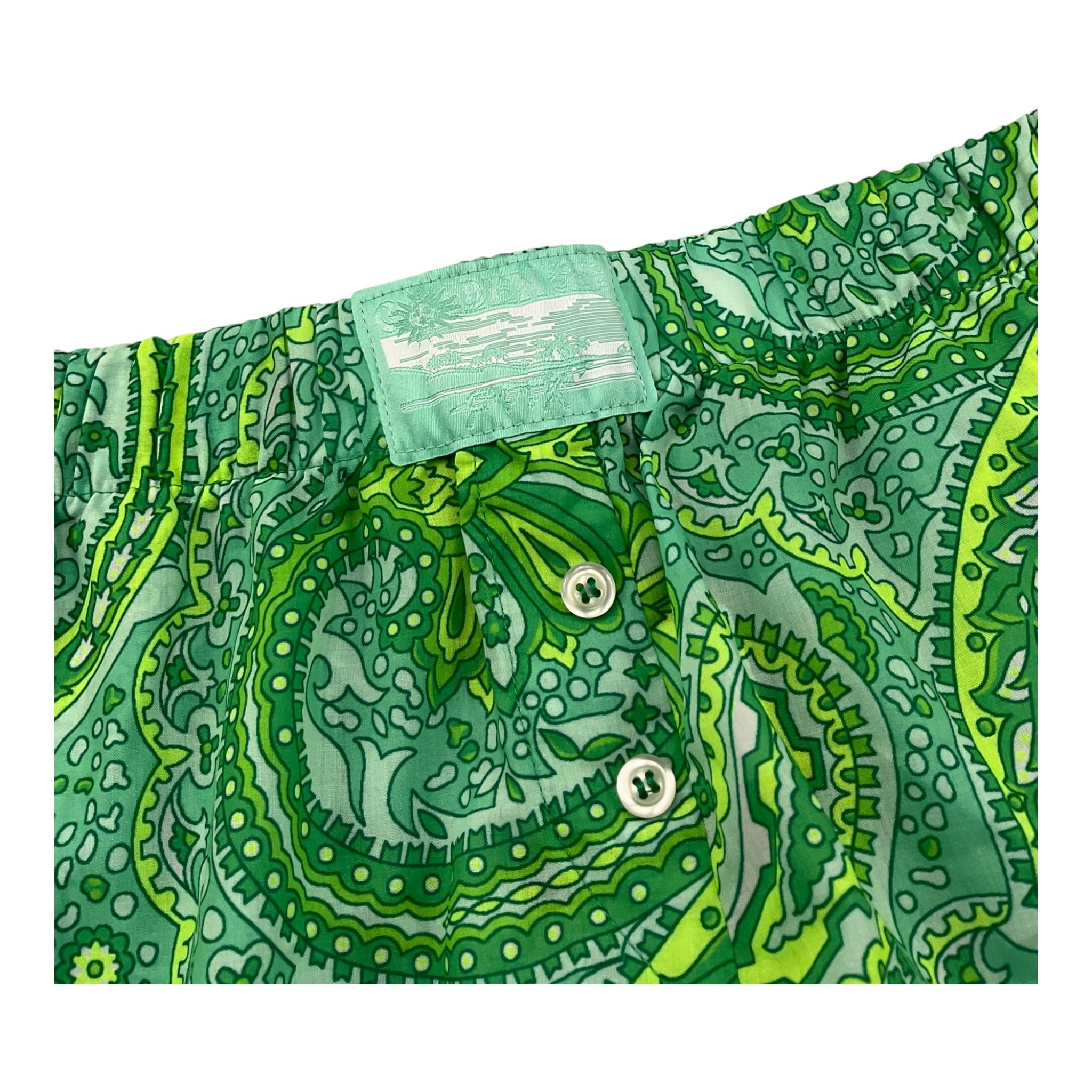 F**K Short Tinta Unita con Fantasia per Bambina FJ241636X12 VERDE F**K 