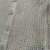 Trussardi Cardigan Tinta Unita con Paillettes per Bambina TGP26090CD BEIGE TRUSSARDI 