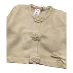 LIU JO cardigan tinta unita con applicazioni Panna per Neonata HF4023 PANNA LIU JO 